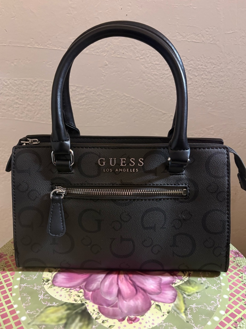 GUESS Factory Saffron Satchel w/Crossbody Strap -NWOT